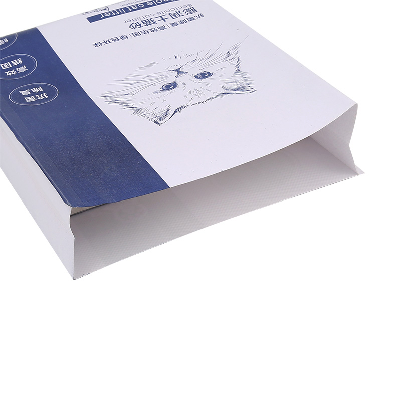 Color Printing Open M-Edge Bottom Stitching Woven Bag