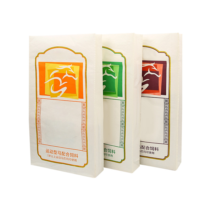 Open Square Bottom Paper-Plastic Composite Bag